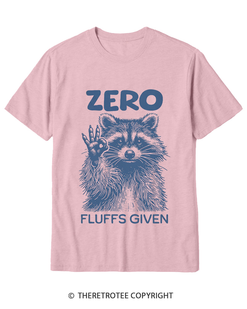 TheRetroTee Zero Fluffs Given 1980s Cotton T-Shirt