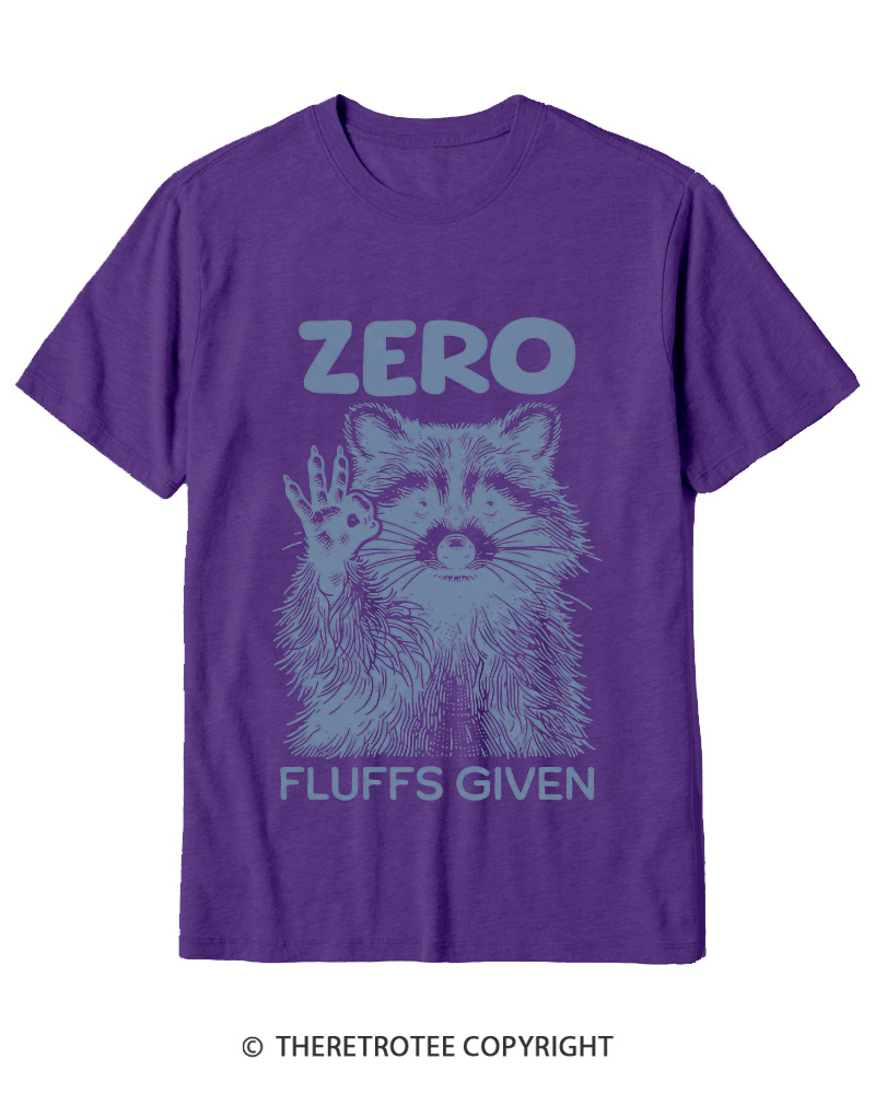TheRetroTee Zero Fluffs Given 1980s Cotton T-Shirt