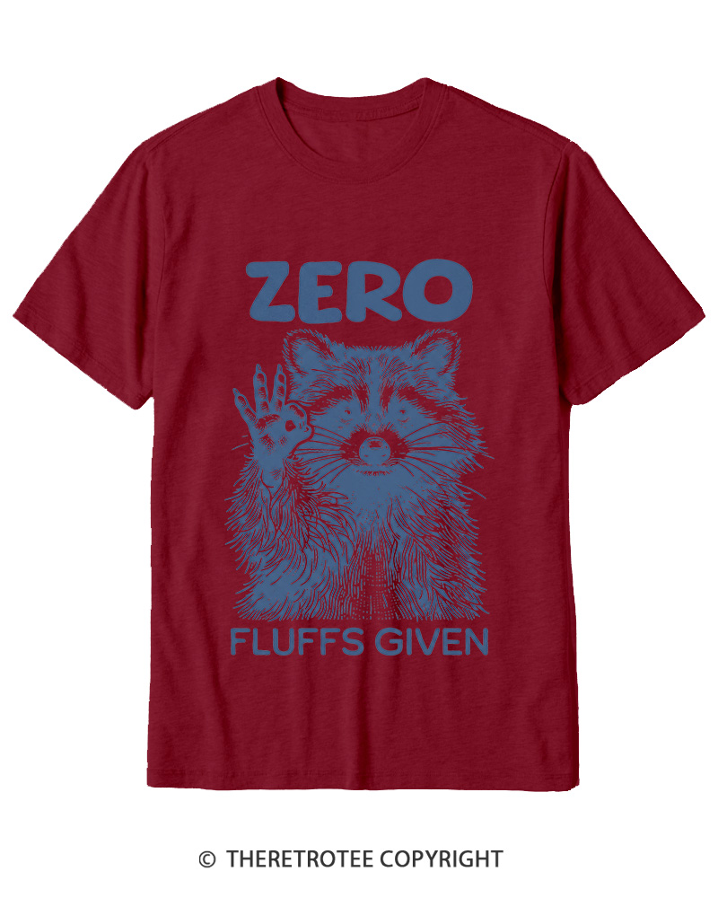TheRetroTee Zero Fluffs Given 1980s Cotton T-Shirt
