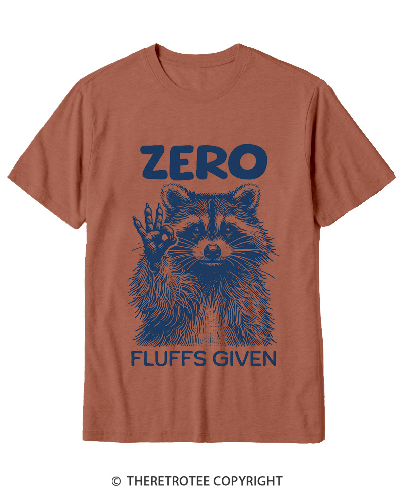 TheRetroTee Zero Fluffs Given 1980s Cotton T-Shirt