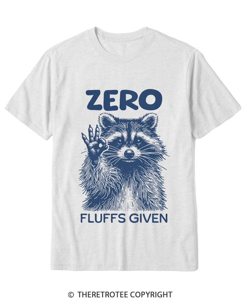 TheRetroTee Zero Fluffs Given 1980s Cotton T-Shirt