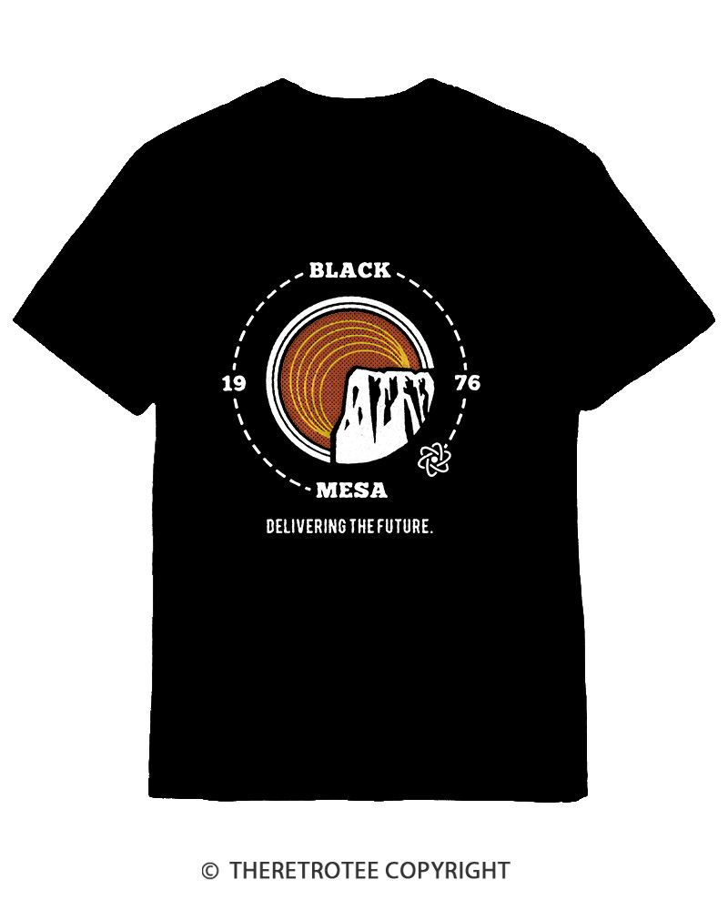 TheRetroTee Mesa 1970s Cotton T-Shirt