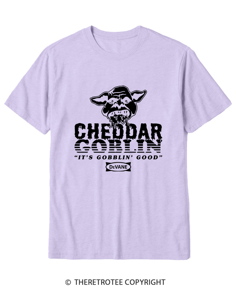 TheRetroTee Cheddar Goblin It's Gobblin Good 2010s Cotton T-Shirt