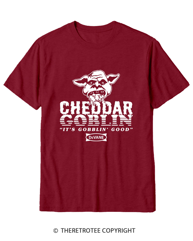 TheRetroTee Cheddar Goblin It's Gobblin Good 2010s Cotton T-Shirt