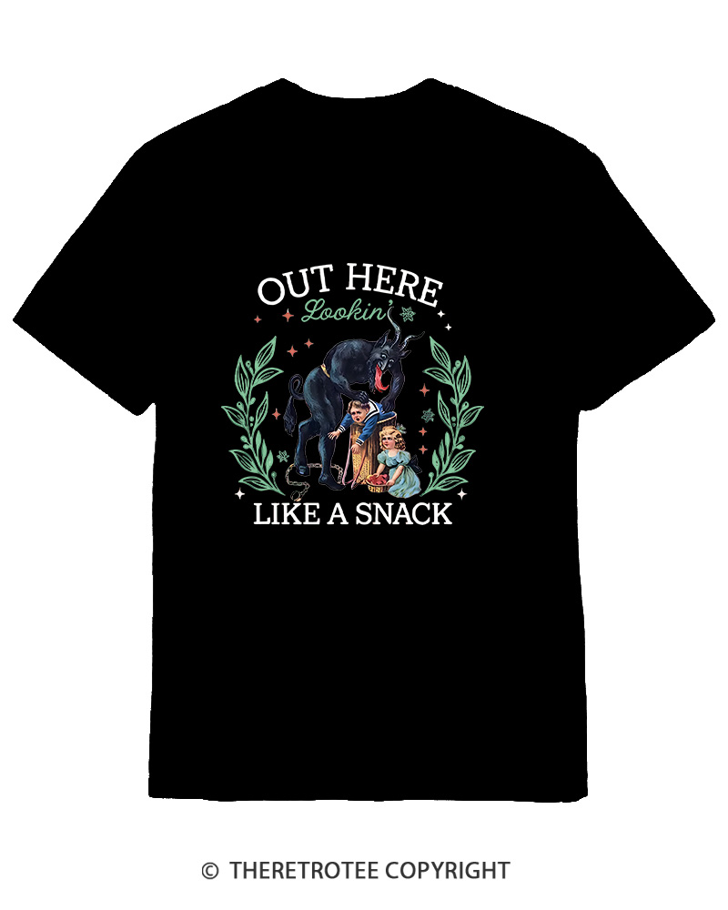 TheRetroTee Out Here Lookin’ Like a Snack Cotton T-Shirt