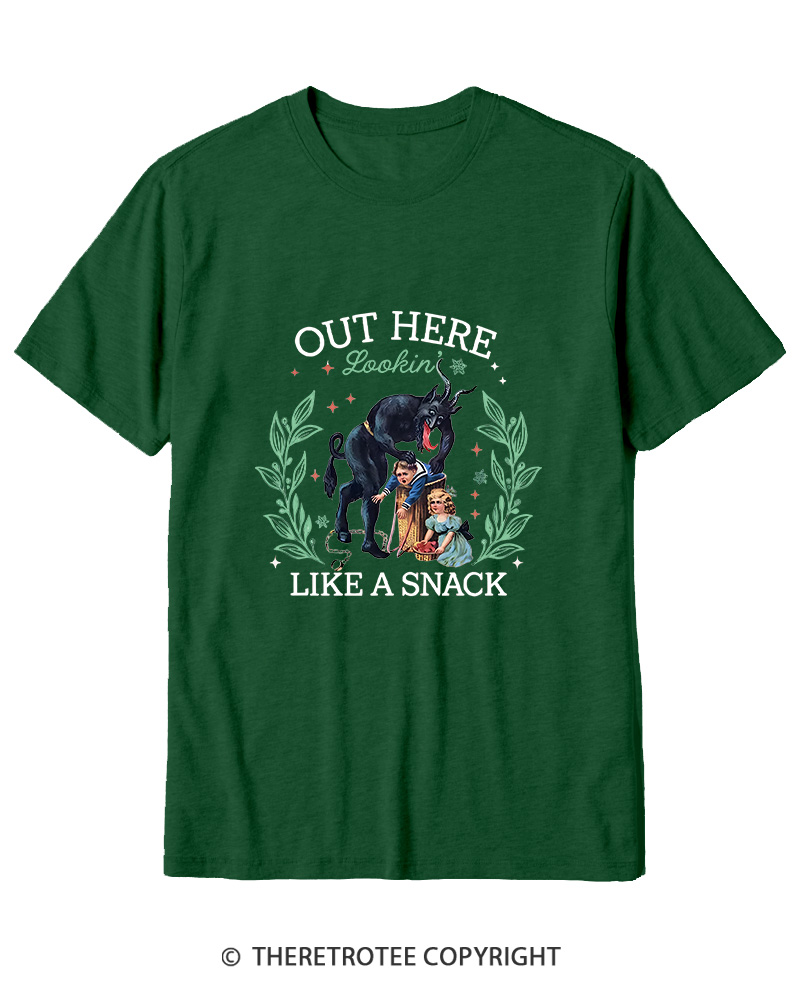 TheRetroTee Out Here Lookin’ Like a Snack Cotton T-Shirt