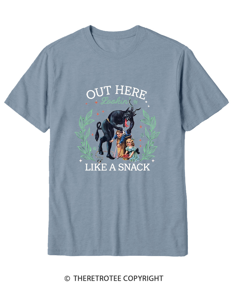 TheRetroTee Out Here Lookin’ Like a Snack Cotton T-Shirt