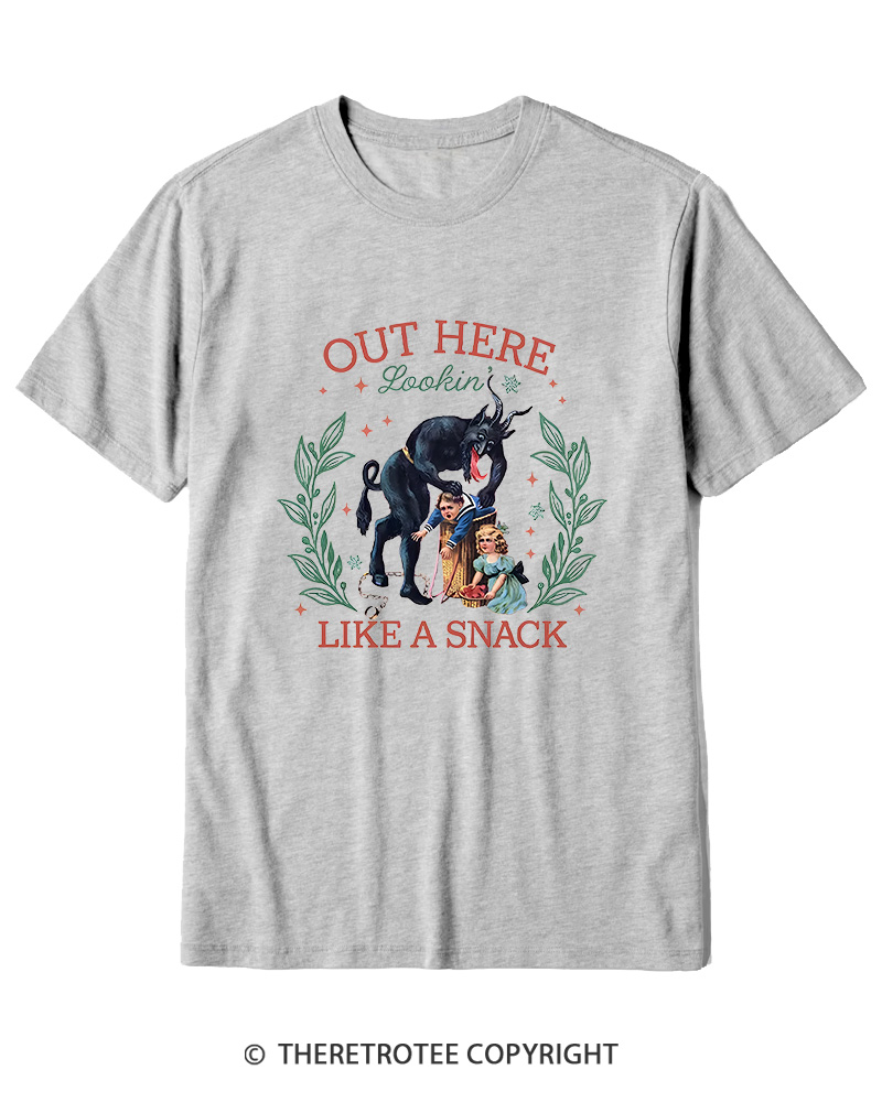 TheRetroTee Out Here Lookin’ Like a Snack Cotton T-Shirt