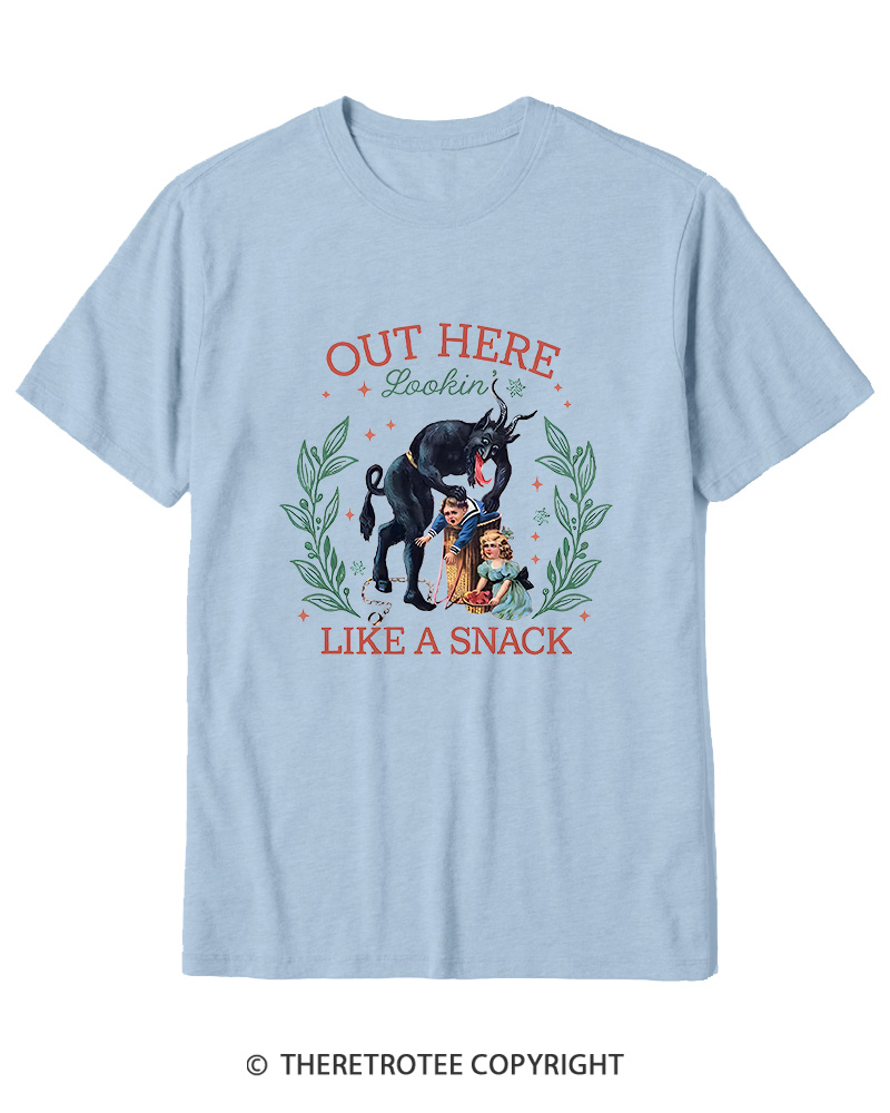 TheRetroTee Out Here Lookin’ Like a Snack Cotton T-Shirt