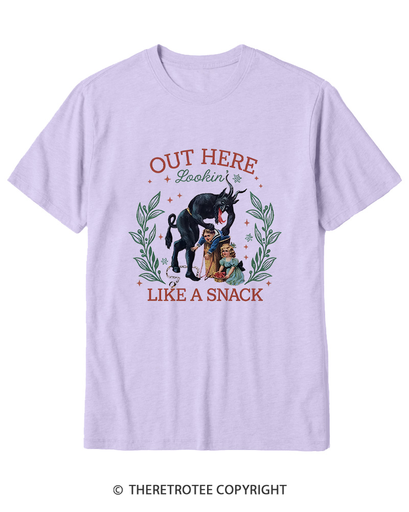TheRetroTee Out Here Lookin’ Like a Snack Cotton T-Shirt