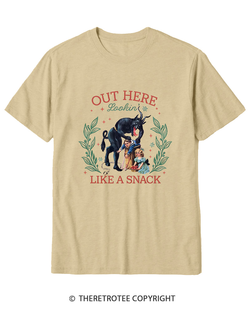 TheRetroTee Out Here Lookin’ Like a Snack Cotton T-Shirt