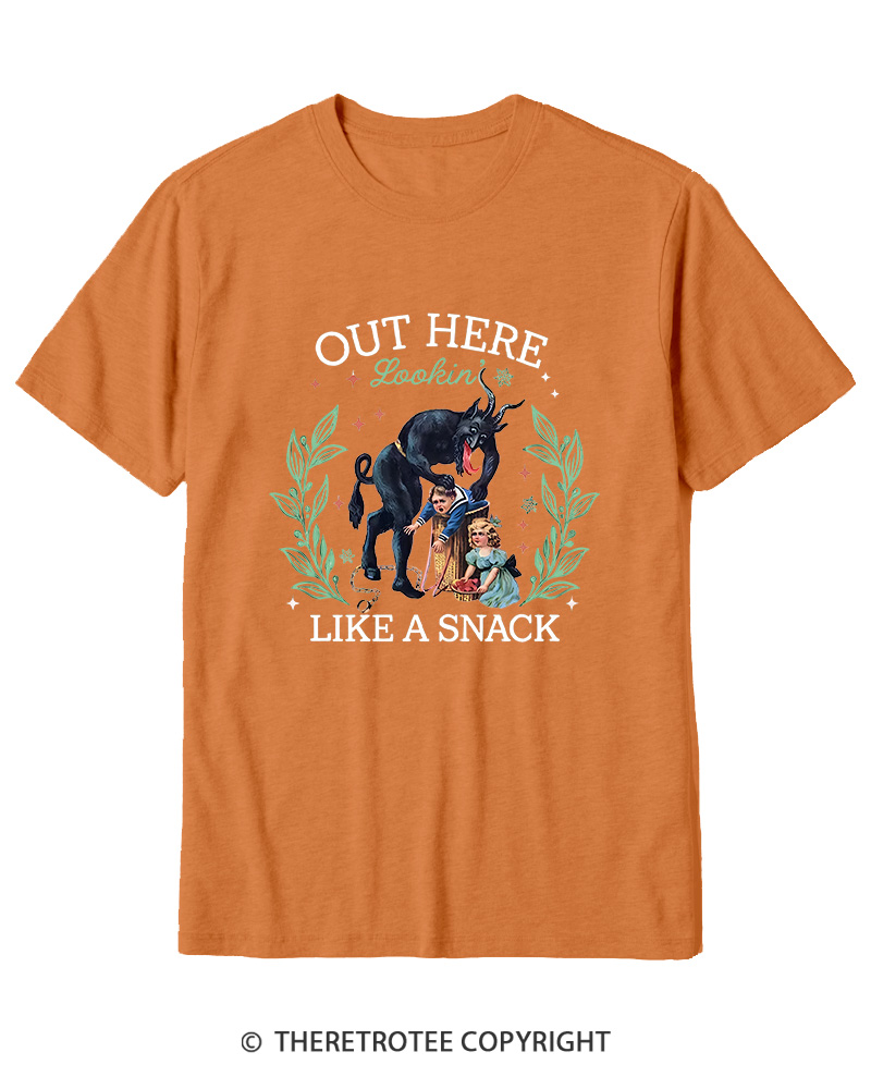 TheRetroTee Out Here Lookin’ Like a Snack Cotton T-Shirt