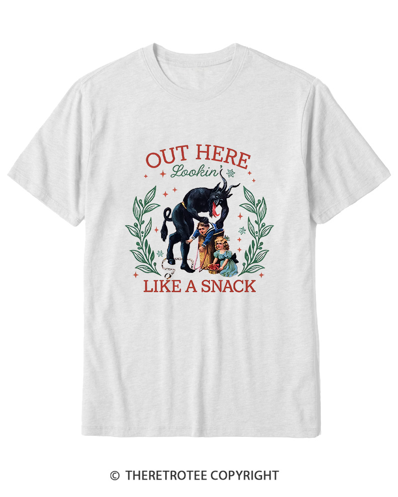 TheRetroTee Out Here Lookin’ Like a Snack Cotton T-Shirt