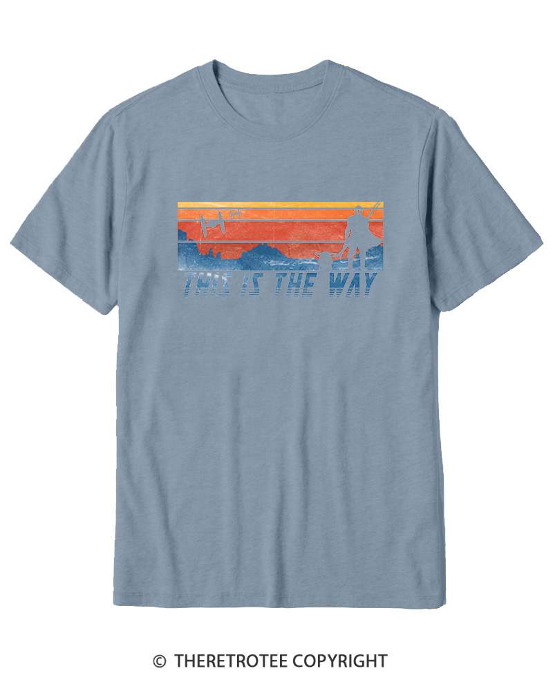TheRetroTee This Is The Way American Flag Cotton T-Shirt