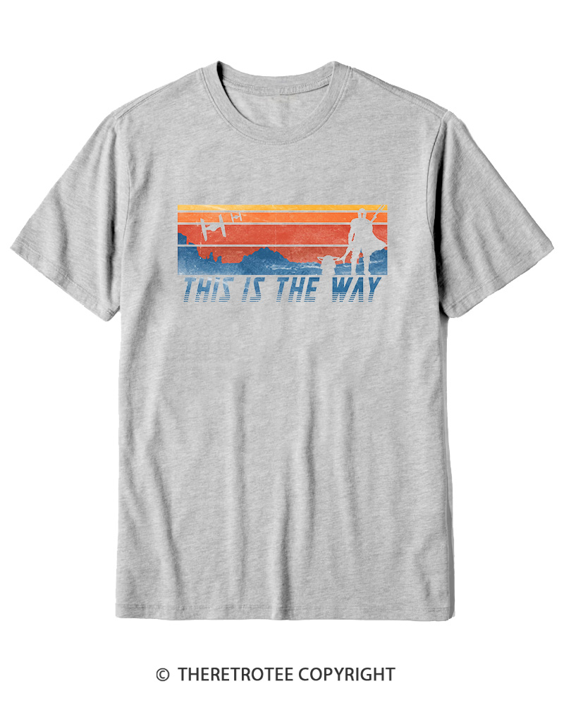 TheRetroTee This Is The Way American Flag Cotton T-Shirt