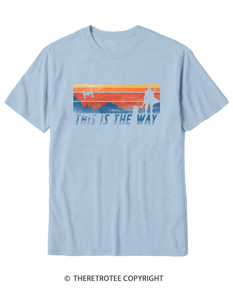 TheRetroTee This Is The Way American Flag Cotton T-Shirt