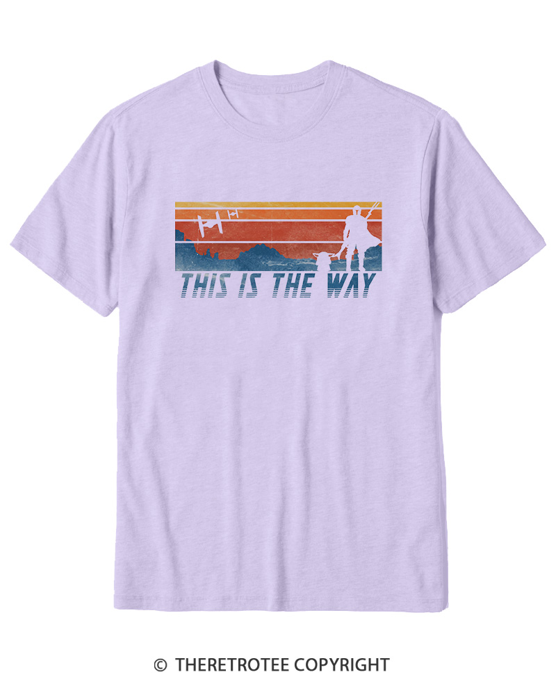 TheRetroTee This Is The Way American Flag Cotton T-Shirt