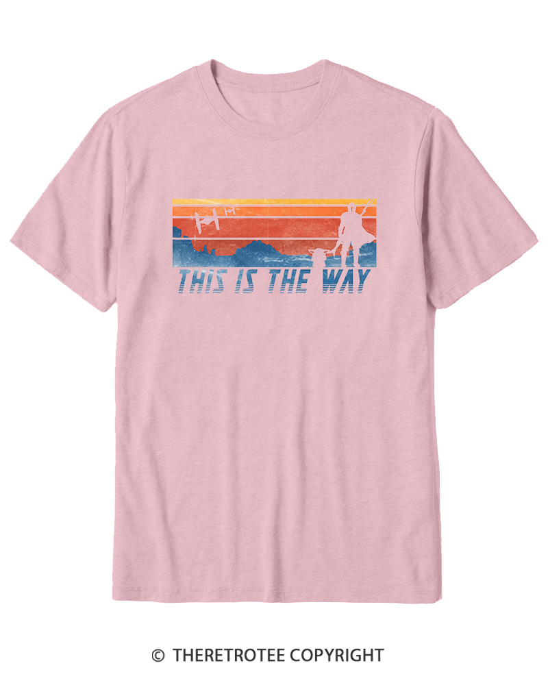 TheRetroTee This Is The Way American Flag Cotton T-Shirt