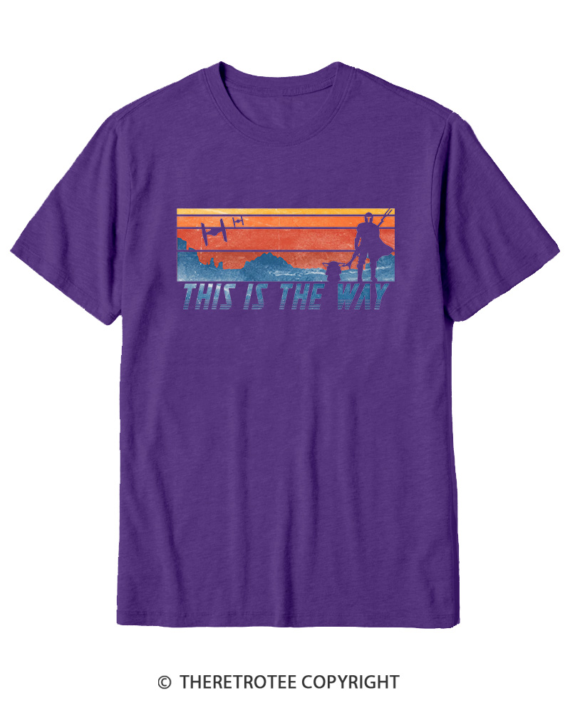 TheRetroTee This Is The Way American Flag Cotton T-Shirt