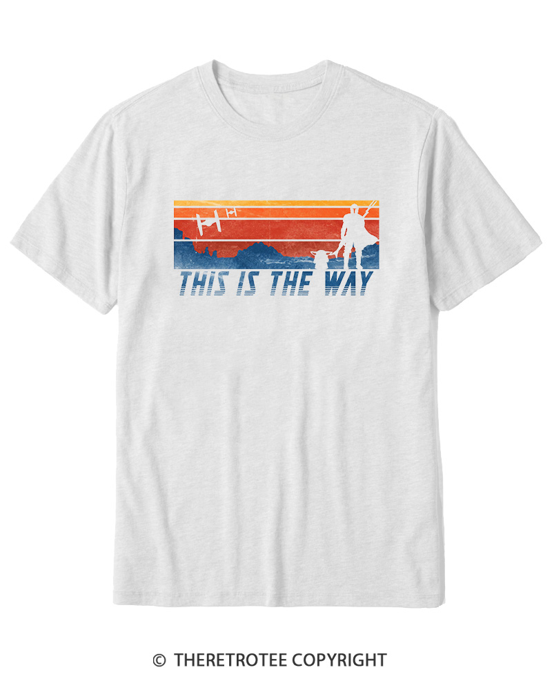 TheRetroTee This Is The Way American Flag Cotton T-Shirt