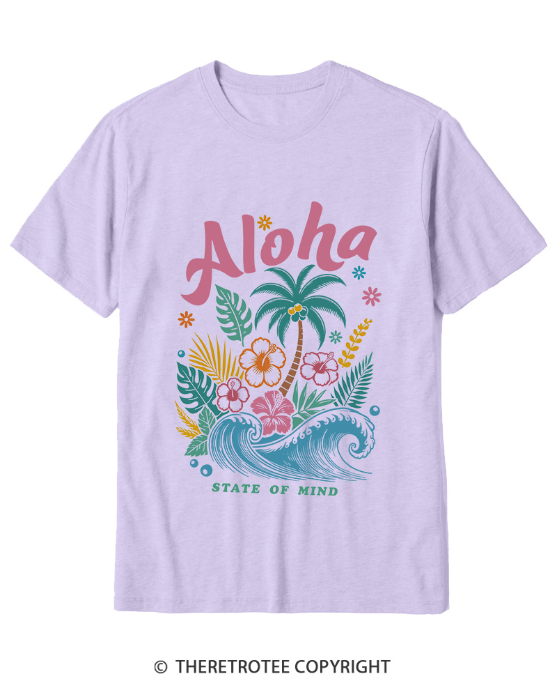 TheRetroTee Aloha 1980s Cotton T-Shirt