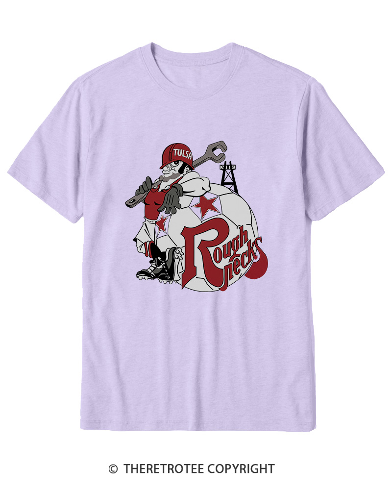 TheRetroTee 1978 Tulsa Roughnecks 1970s Cotton T-Shirt