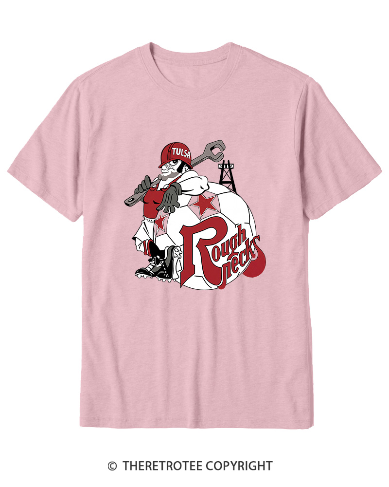 TheRetroTee 1978 Tulsa Roughnecks 1970s Cotton T-Shirt