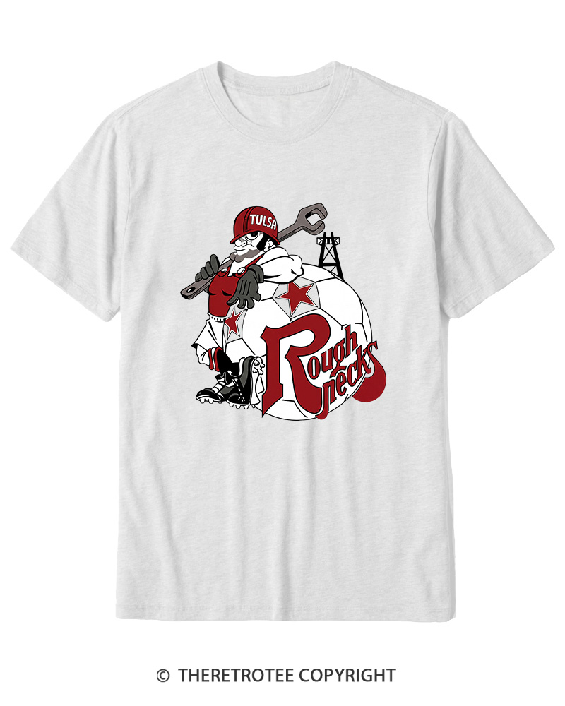 TheRetroTee 1978 Tulsa Roughnecks 1970s Cotton T-Shirt