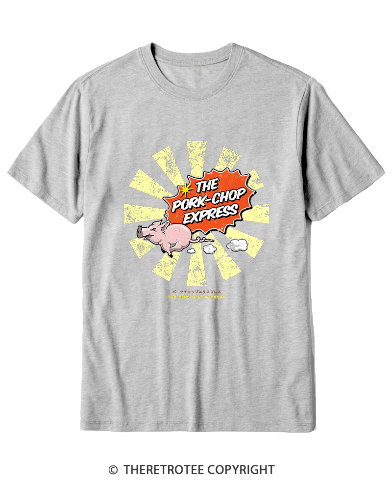 TheRetroTee The Pork Chop Express Cotton T-Shirt