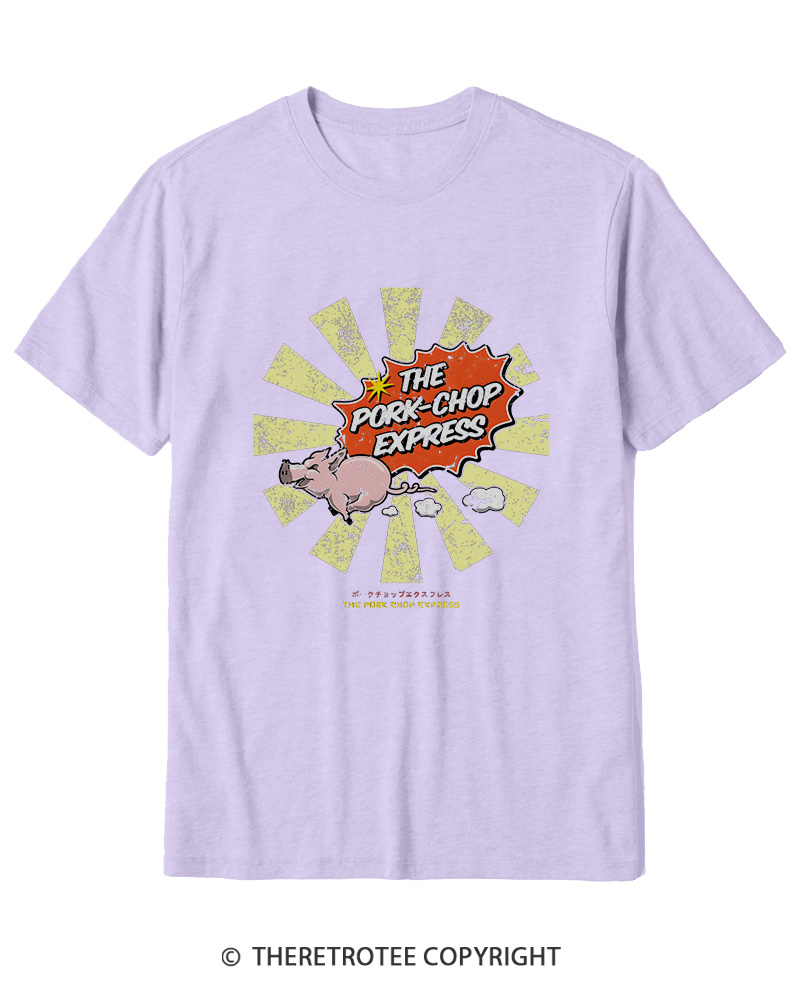 TheRetroTee The Pork Chop Express Cotton T-Shirt