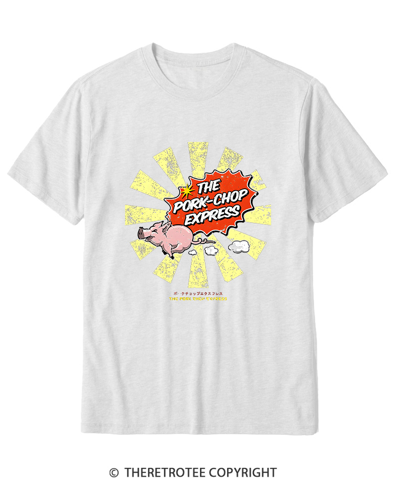 TheRetroTee The Pork Chop Express Cotton T-Shirt