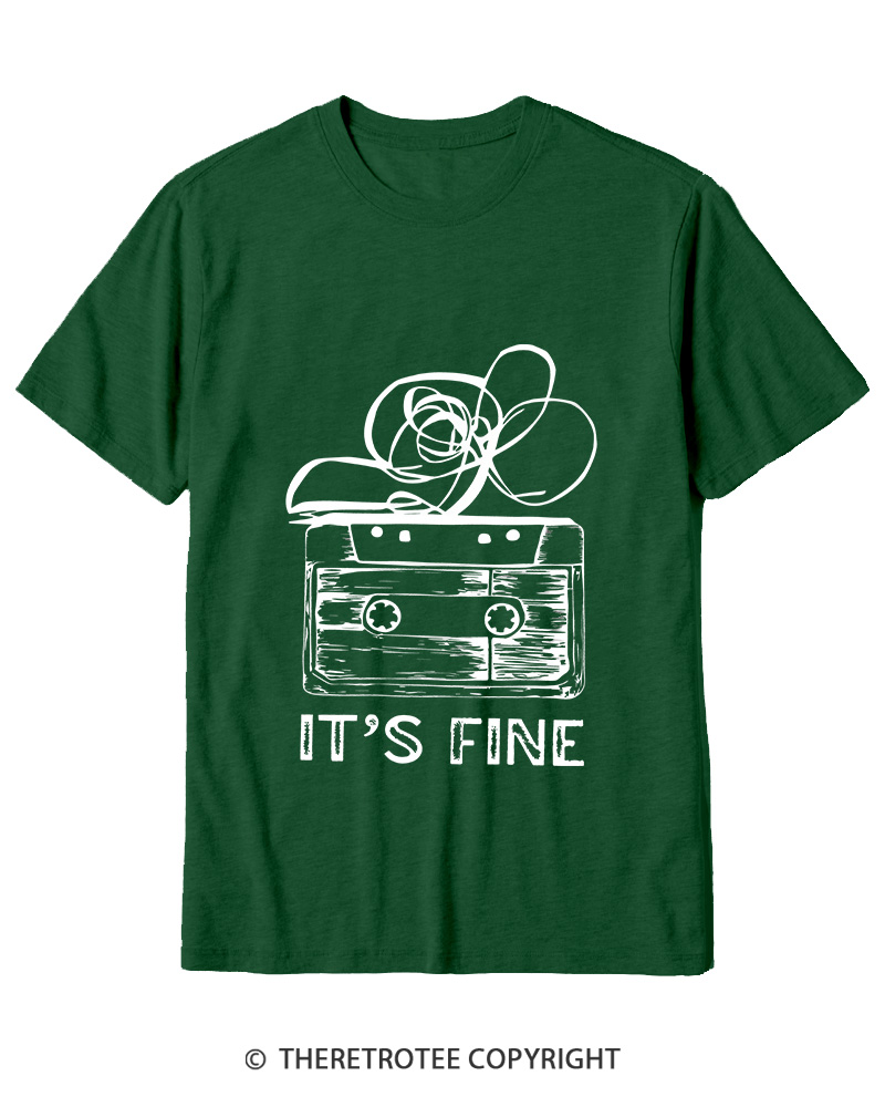 TheRetroTee It’s Fine 1980s Cotton T-Shirt