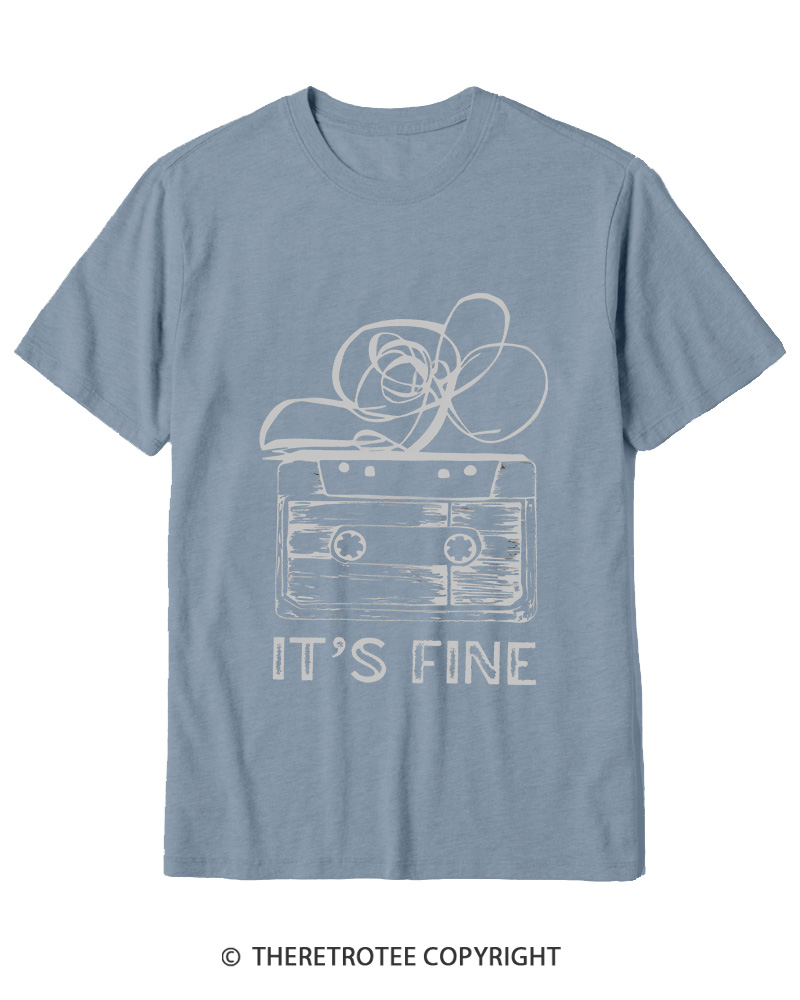 TheRetroTee It’s Fine 1980s Cotton T-Shirt