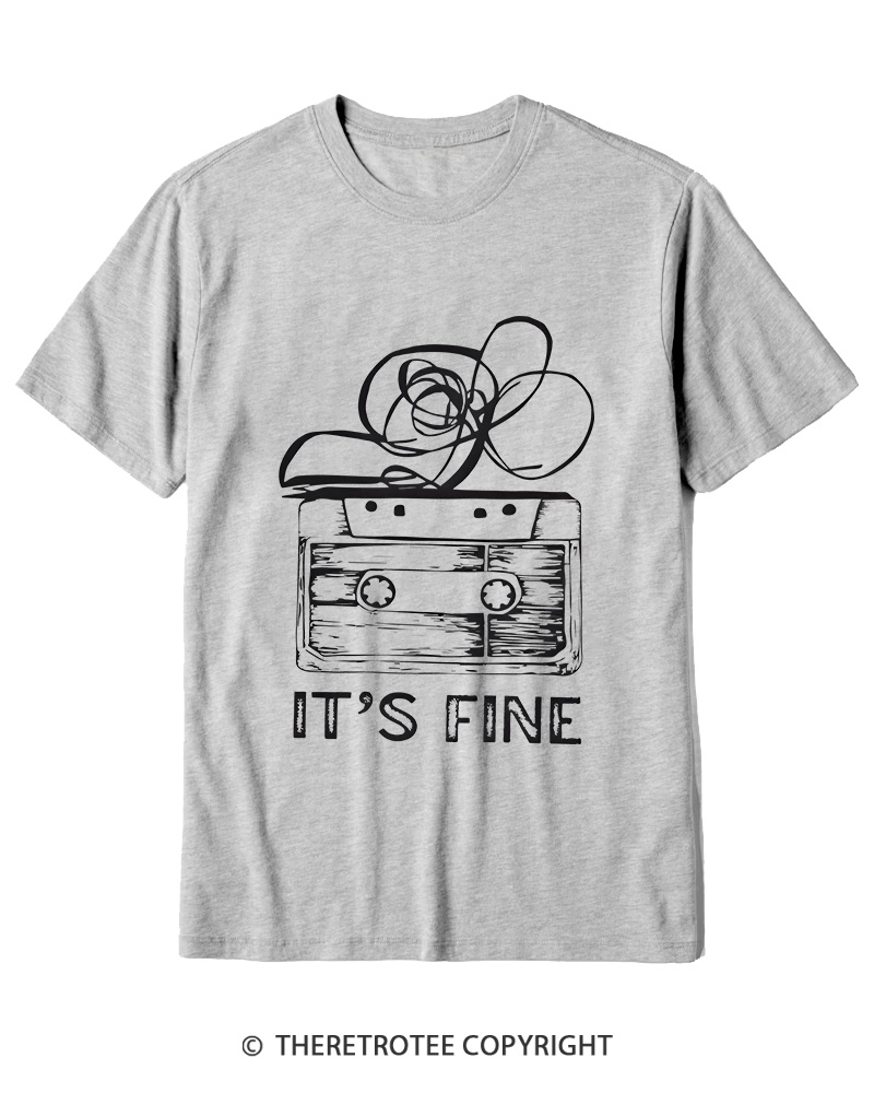 TheRetroTee It’s Fine 1980s Cotton T-Shirt