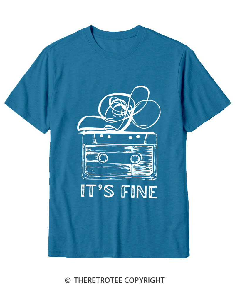 TheRetroTee It’s Fine 1980s Cotton T-Shirt