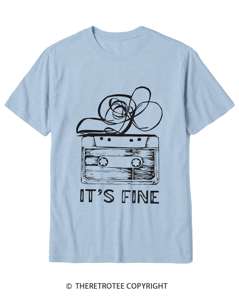 TheRetroTee It’s Fine 1980s Cotton T-Shirt