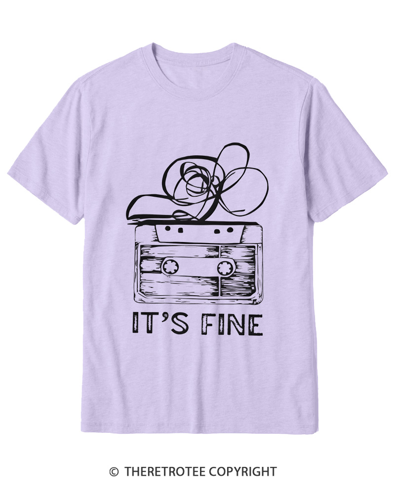 TheRetroTee It’s Fine 1980s Cotton T-Shirt