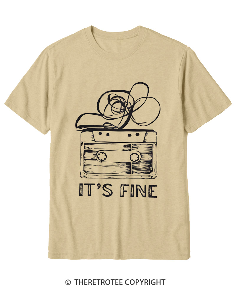 TheRetroTee It’s Fine 1980s Cotton T-Shirt