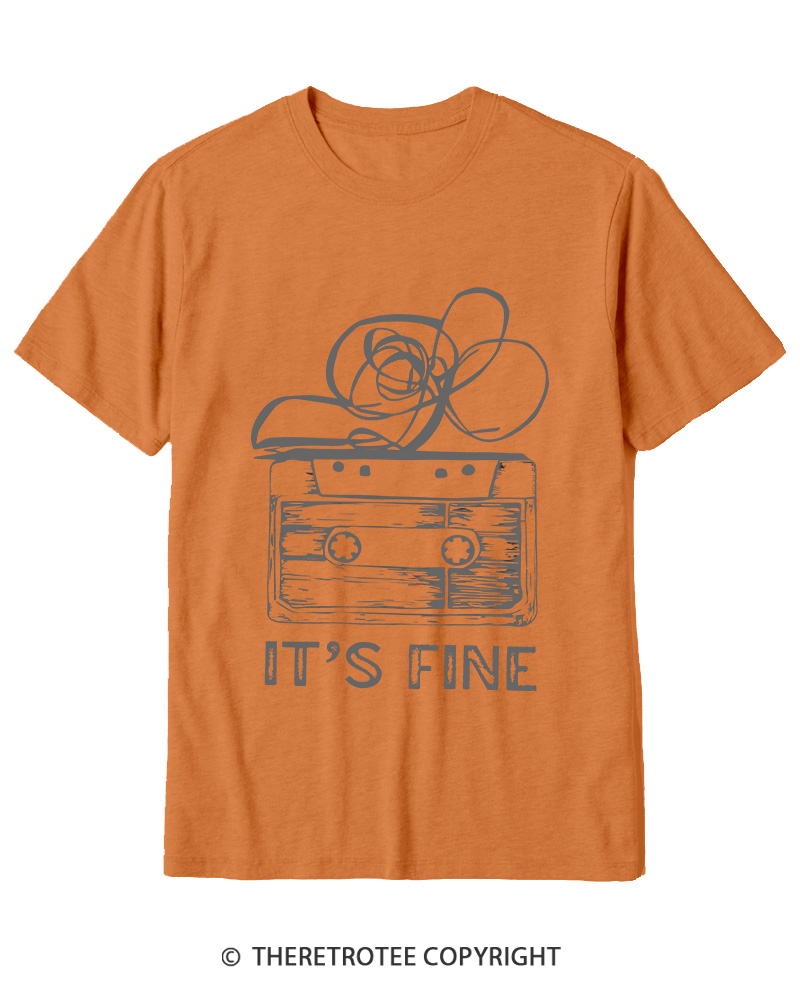 TheRetroTee It’s Fine 1980s Cotton T-Shirt