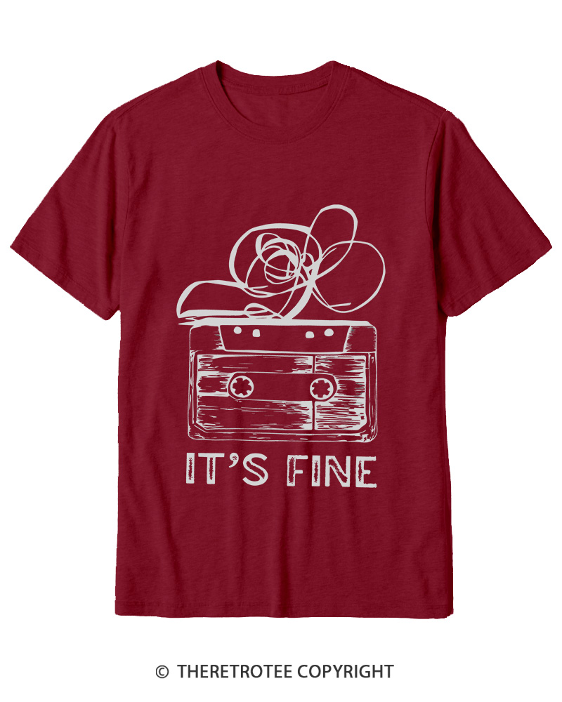 TheRetroTee It’s Fine 1980s Cotton T-Shirt
