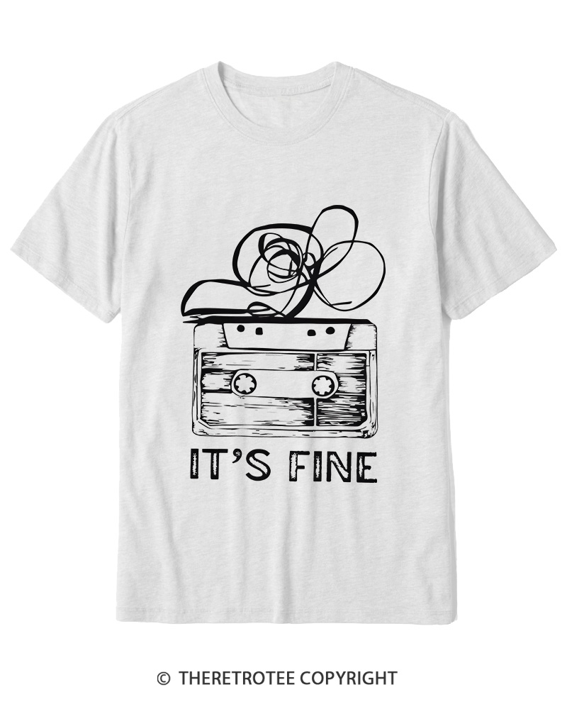 TheRetroTee It’s Fine 1980s Cotton T-Shirt