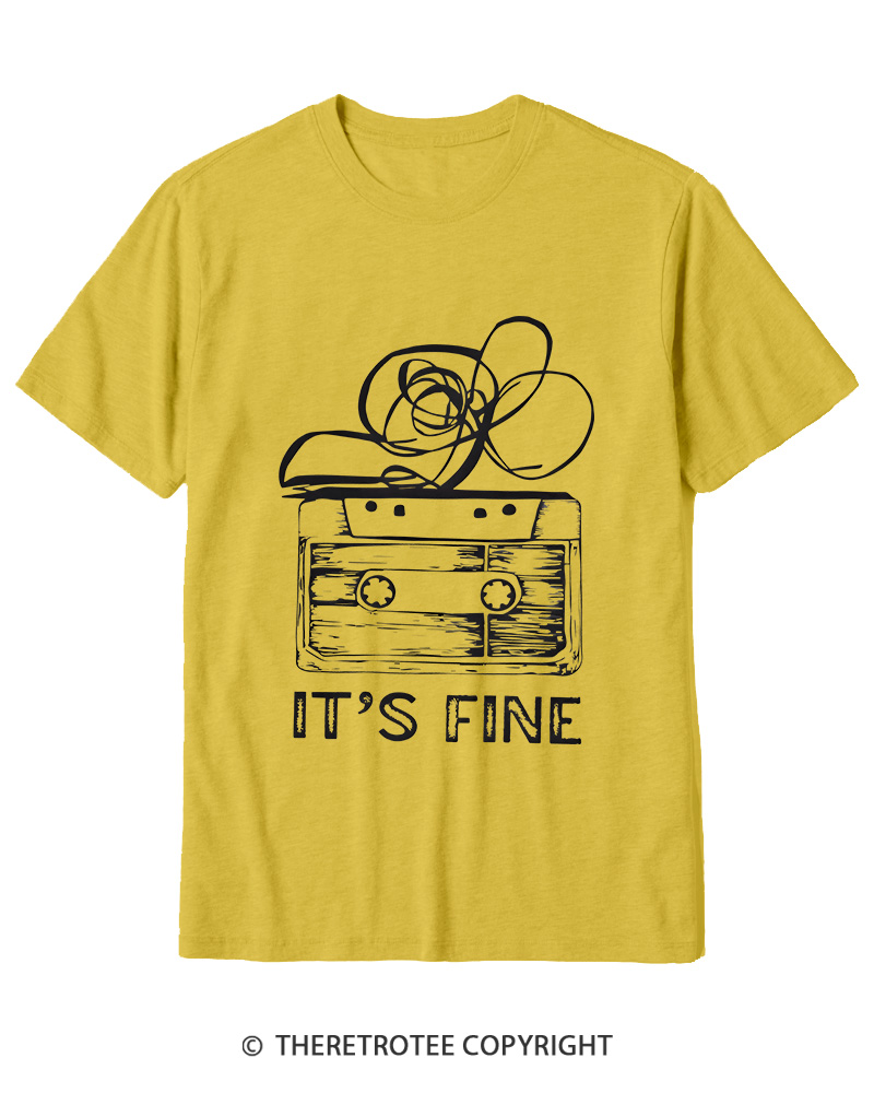 TheRetroTee It’s Fine 1980s Cotton T-Shirt