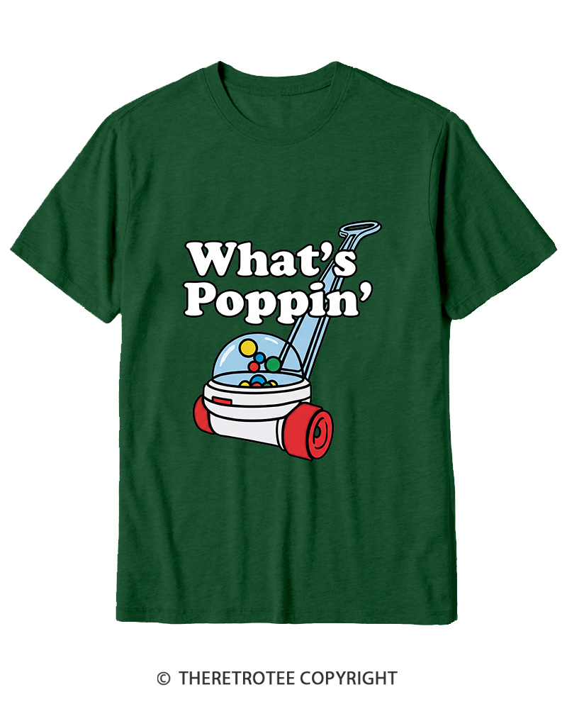 TheRetroTee What's Poppin' 1990s Cotton T-Shirt