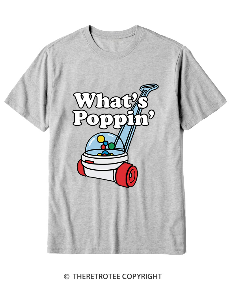 TheRetroTee What's Poppin' 1990s Cotton T-Shirt