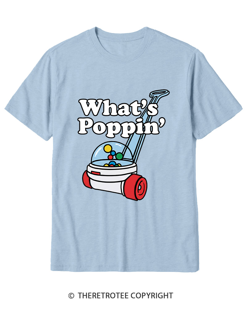 TheRetroTee What's Poppin' 1990s Cotton T-Shirt
