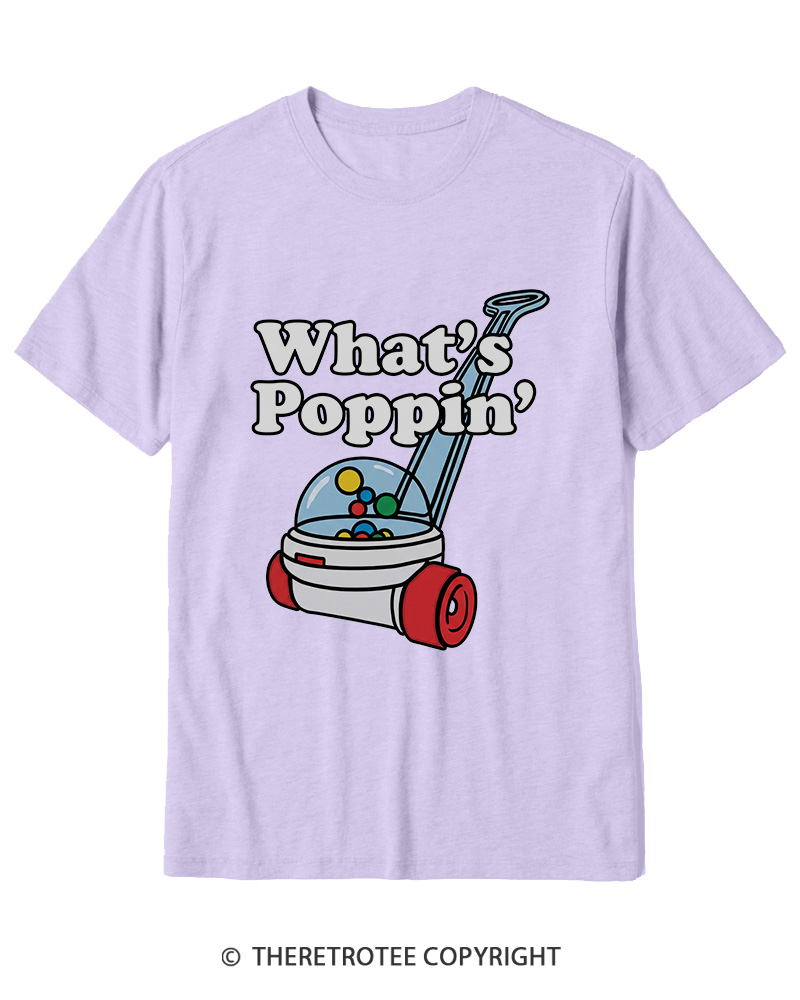 TheRetroTee What's Poppin' 1990s Cotton T-Shirt