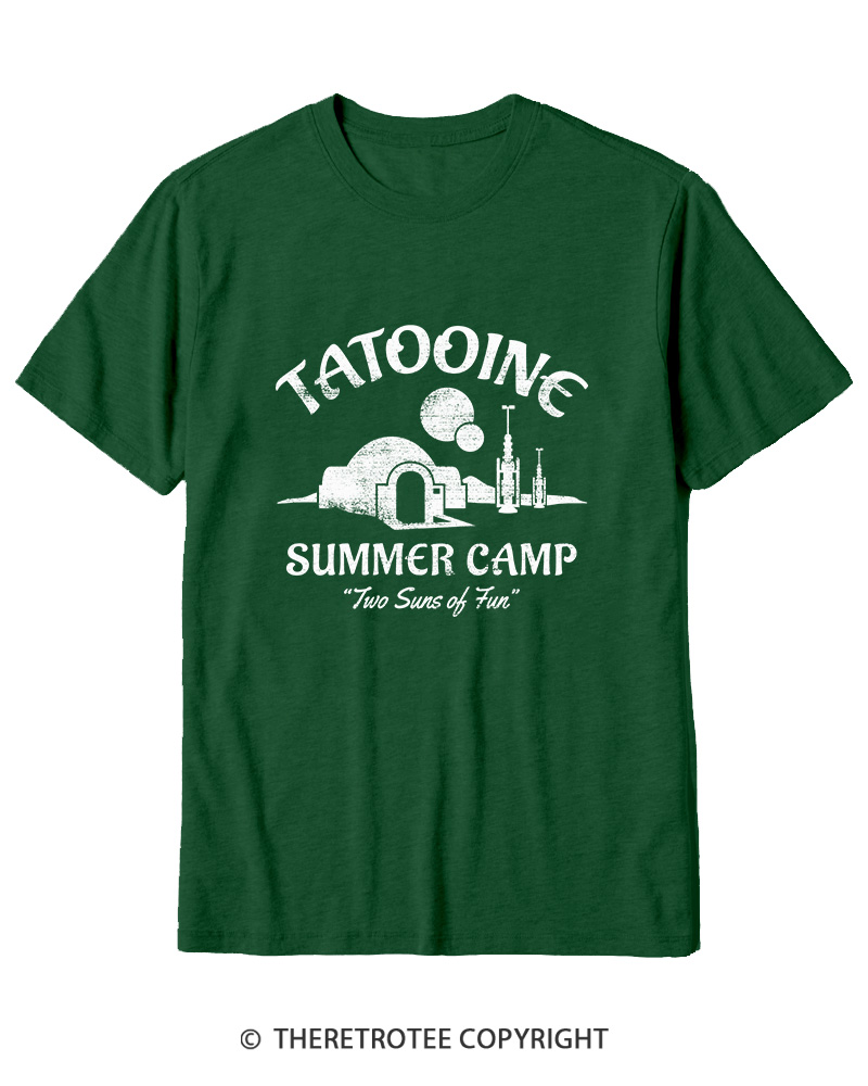 TheRetroTee Two Suns of Fun 1970s Cotton T-Shirt
