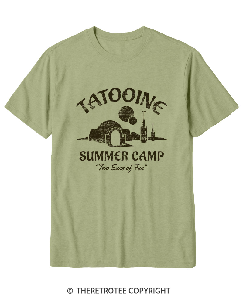 TheRetroTee Two Suns of Fun 1970s Cotton T-Shirt