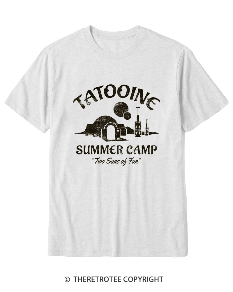 TheRetroTee Two Suns of Fun 1970s Cotton T-Shirt