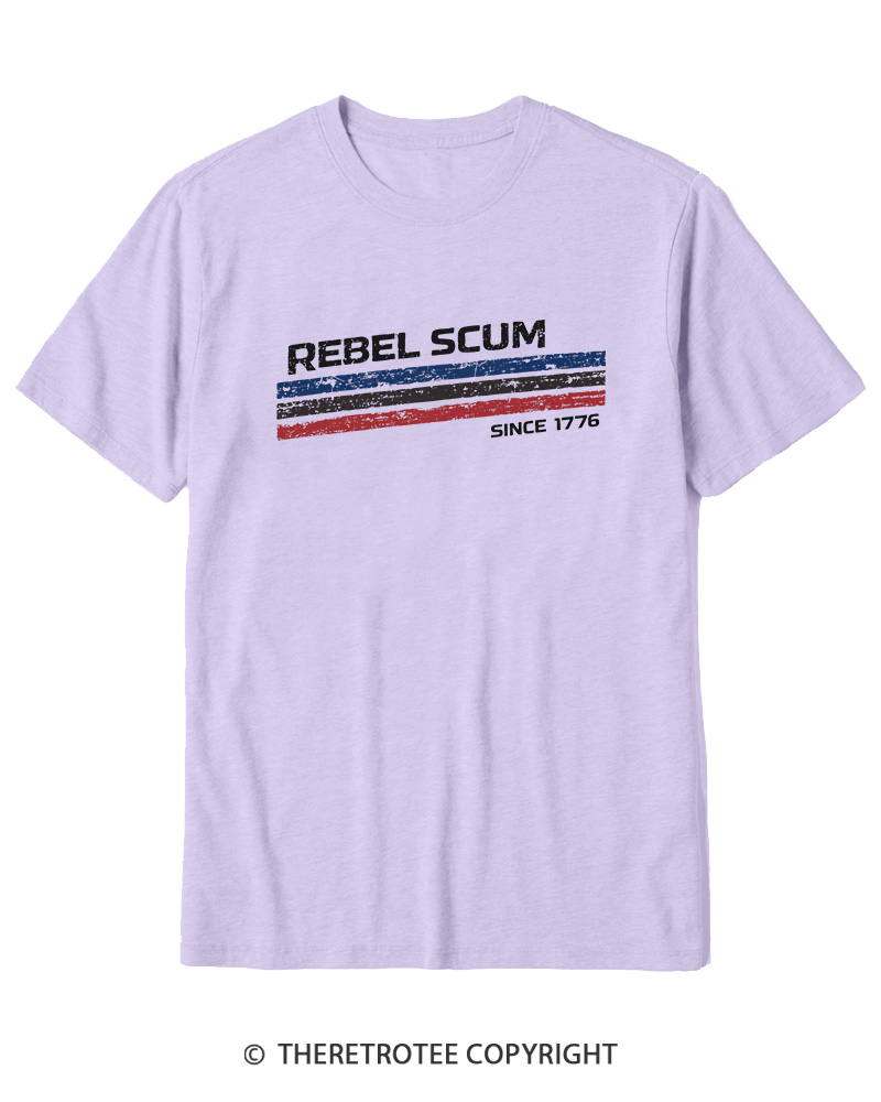 TheRetroTee Rebel Scum 1776 Cotton T-Shirt